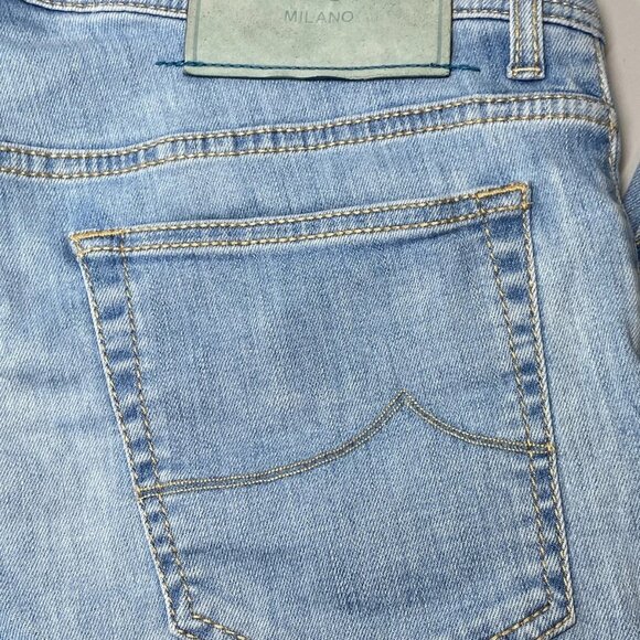 Jacob Cohen Luxury Denim Men’s Bard Fast Jeans Size 33 Blue - Picture 3 of 11